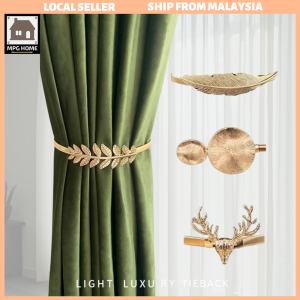 European Style Luxury Curtain Tieback | Pengikat Langsir Alloy Spring | Tali Langsir | Elastic Soft Spring Tieback