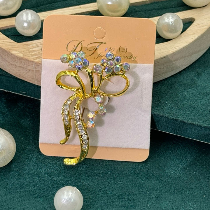 เข มกล ดโบว ต ดเส อผ า เข มกล ดโบว หลากส Brooch Lazada Co Th