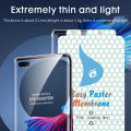 ปลดล็อคการซ่อมตัวเองฟิล์มสำหรับ Huawei Mate 50 40 30 P60 P50 P40 P30 Pura 70 80 Ultra Pro Plus Art Nova 8 9 10 Pro ปกป้องหน้าจอชัดเจนไม่กระจกเทมเปอร์. 