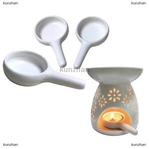 [COD] kunzhan Candle Holder Wax Melt Oil Diffuser Fragrance Tray Aromatherapy Furnace Candlestick Home Decoration