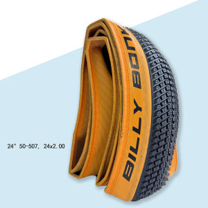 SCHWALBE BILLY BONKERS Bike Tyre 24 x 2.0 50 507 BMX Gravel Streat Trail Bike Tan Wall Yellow Skin Cycle Bike Tire