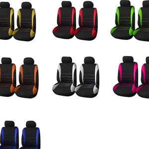 [9pcs] Cushon Cusion Cushion Car Seat Cover Carseat Cover Sarung Seat Kereta Sarung Kusyen Kereta