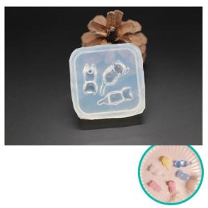 Stylish Internet Celebrity Molds Fashionable Silicone Mold for Pendant DIY Mini 3D Nail Art Decorations