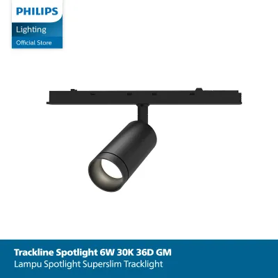 Lampu Philips LED Tracklight Spotlight 6W 30K 36D Kuning
