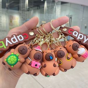 keychain capybara gantungan tas lucu gantungan kunci rumah unik keychain motor keychain motor keychain rantai emas