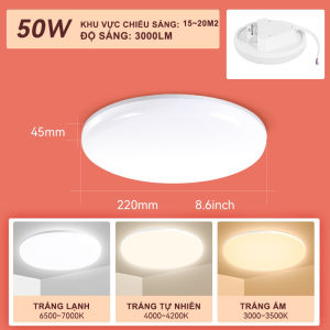 CHENBEN Đèn Trần Led Hiện Đại Đèn Trần Siêu Mỏng 220V-240V Đèn Led 15W 20W 30W 50W Cho Trần Phòng Nhà Bếp Ánh Sáng Lạnh/Trung Tính/Ấm Áp