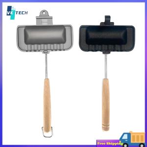 [Vktech] Double-Sided Sandwich Frying Pan Skillet Non-Stick Gas Cooker Kitchen Tools for Baking and Cooking