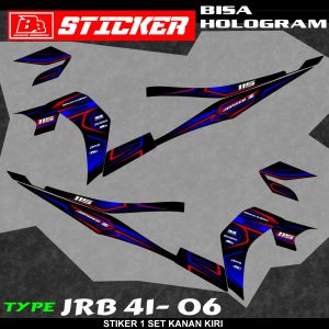 STIKER STRIPING JUPITER Z 115 ROBOT STICKER PREMIUM BISA HOLOGRAM JRB 41