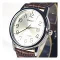 Casio Leather Strap Analog Men Watch MTP-V002L-7B2. 