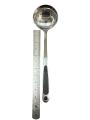 Solid Stainless Steel Kitchen Utensils-Turner & Soup Ladle Kitchenware. 