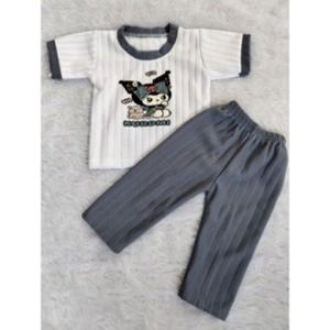 Setelan Anak knit Perempuan Knit Panjang Setelan Knit Hornet Usia 1-8 tahun