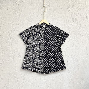 Lausboutique-Bambu-Atasan Batik Cap Kerja Wanita
