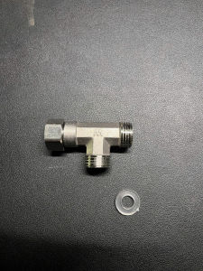 Tê Cầu T Chia Nước Bồn Cầu Các Đầu Ren 21mm DN15 Chất Liệu Thau Inox Nhựa