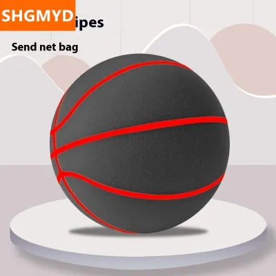 [COD] SHGMYD 18CM Foam Silent Basketball Indoor Training Ball Uncoated Low Noise Basketball Training For Kids Various Indoor Activities