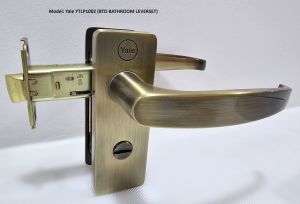 Yale BTO HDB Home Security Lever-Set for Bathroom and Bedroom - Matte Gold Finish - Ready Stocks for Delivery!