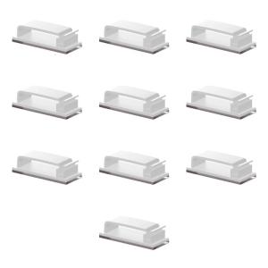 10Pcs Wire Holder Holder Cord Management Cable Holder Outdoor Strong Cord Clip for Power Cable USB Charging Cable