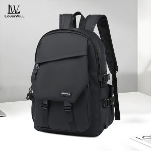 LouisWill Men Backpack Leisure Laptop Backpack Waterproof Film Travel Backpack Business Bag College Backpack Casual Shoulder Bag Anti Theft Back Pack School Bag