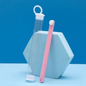 NEXTYOO Small Head Pet Toothbrush 360 Degree Cleaning Soft Dense Hair Dog Teeth Brush  Portable Dog Toothbrushes Pet Teeth Care