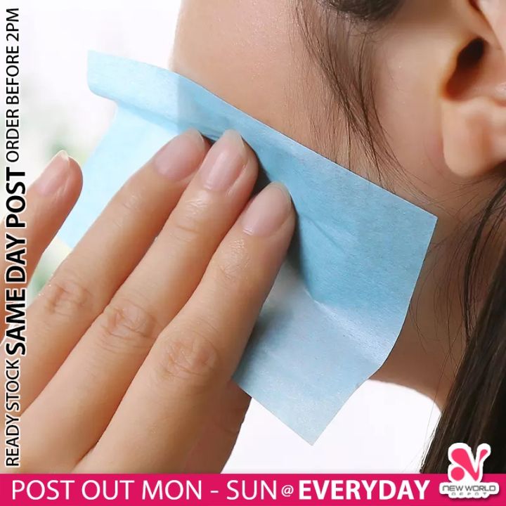 𝟱𝟬 𝗦𝗛𝗘𝗘𝗧𝗦 / 𝗣𝗔𝗖𝗞 》Facial Oil Absorbing Paper Oil Control Cleansing