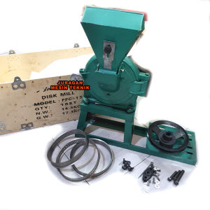 Mesin Giling Tepung Beras Jagung Serbaguna FFC15 + Mesin Penggerak Bensin Gx160