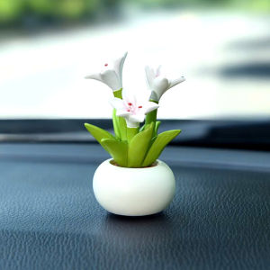 💟Giá Sốc💟 Chậu Hoa Mini Siêu Dễ Thương Trang Trí Màn Hình DVDTaplo ô TôBàn Làm ViệcNhà Cửa