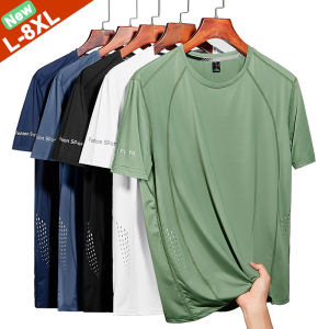 Good Quality T-Shirts Men Summer Male Tshirts Plus Size 6XL 7XL 8XL T Shirts Oversized Free Ship Clothing Man Fast Dry Tee Tops