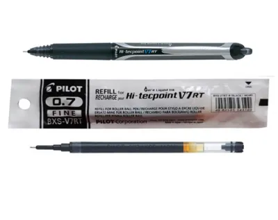 Pilot Hi-Tecpoint V7 RT Retractable Rollerball/Refill only Pen 0.7mm Sold Per Piece