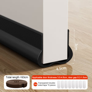 ที่กั้นประตู ที่กั้นประตูกันฝุ่น ยาว93CM กันแมลง กันแอร์ออก กันฝุ่นแมลงกันลมผ่าช่องแคบ ที่ปิดช่องบานประตูหน้าต่าง