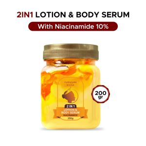 BPOM Yurizumi Lotion Body Serum Whitening With Niacinamide Pemutih Seluruh Badan 200g