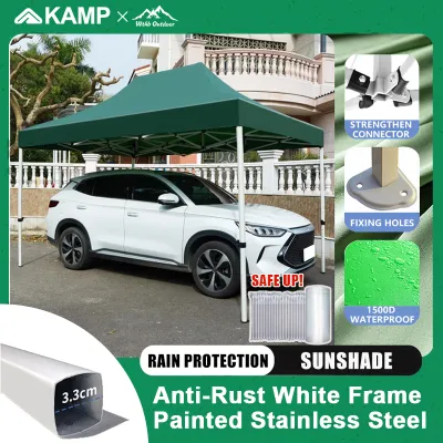 Outdoor Canopy Tent 2x2/3x3/3x4.5/3x6 Heavy Duty Waterproof Folding Gazebo Sun & Rain Shelter for Car Parking Camping
