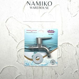 Kran air tembok taman stainless steel SOLIGEN YG9