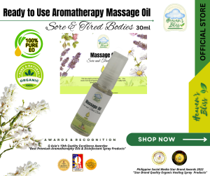 HEAVENS BLISS SORE AND TIRED BODIES AROMATHERAPY MASSAGE OIL
