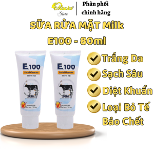 Sữa Rửa Mặt Tinh Chất Sữa Bò Tươi E100 - 80ml