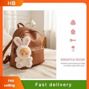 HB Bunny Keychain Vinyl Doll Pendant Cute Bag Hanging Ornament for Girls Backpack Decoration Holiday Gift