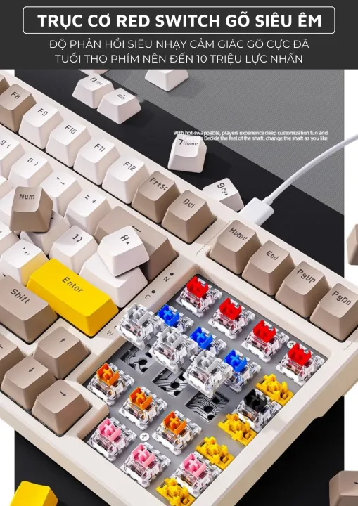 Bàn Phím Cơ Gaming K3 Max Led 20 Chế Độ Trục Cơ Red Switch Có Hotswap Lót Foam Cách Âm 2 Lớp Gõ Siêu Êm | BigBuy360 - bigbuy360.vn Bàn Phím Cơ Gaming K3 Max Led 20 Chế Độ Trục Cơ Red Switch Có Hotswap Lót Foam Cách Âm 2 Lớp Gõ Siêu Êm | BigBuy360 - bigbuy360.vn