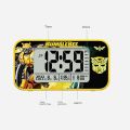 100% Authentic TRANSFORMERS Alarm Clock with Luminous Night Light Kids Clock Anti-fall USB charging Support Wireless/Wired Use 0122. 