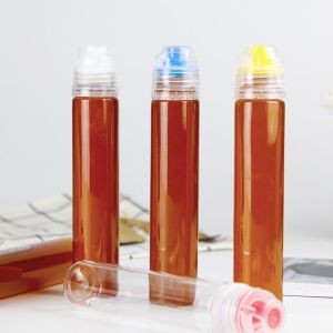 90ml Vinegar Transparent Non-Drip Honey Dispenser/ Honey Squeeze Bottle Kitchen Tool
