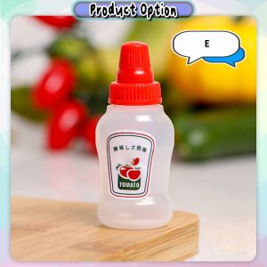 [Choo Choo Toy] Mini Sauce Container Bento Sauce Bottle Sauce Squeeze Bottle Ketchup Bottle Bekas Sos Mini 迷你酱料瓶 - KW80