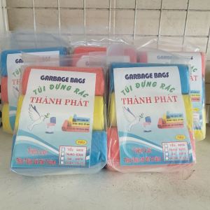 [Chọn Size] Đủ 1Kg Túi đựng rác tự phân hủy đủ size đại trung tiểu (1kg 3 cuộn ) (riêng size Cực đại 1KG 2 cuộn)