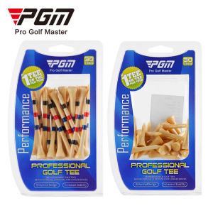 PGM Golf Bamboo Tee Adjustable Height Ball Pin Length Golf Item Depth Mark Tees QT030