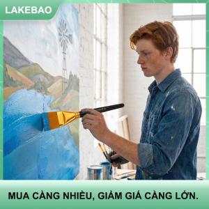【LAKEBAO】 Nghệ Sĩ Nylon Sơn Bàn Chải Thiết Lập Cho Acrylic Dầu Màu Nước Bền 3Pcs Thiết Lập Với Tốt Chi Tiết Lời Khuyên Hoàn Hảo Cho Vải Tự Làm Thủ Công Nghệ Thuật Nhà Dự Án