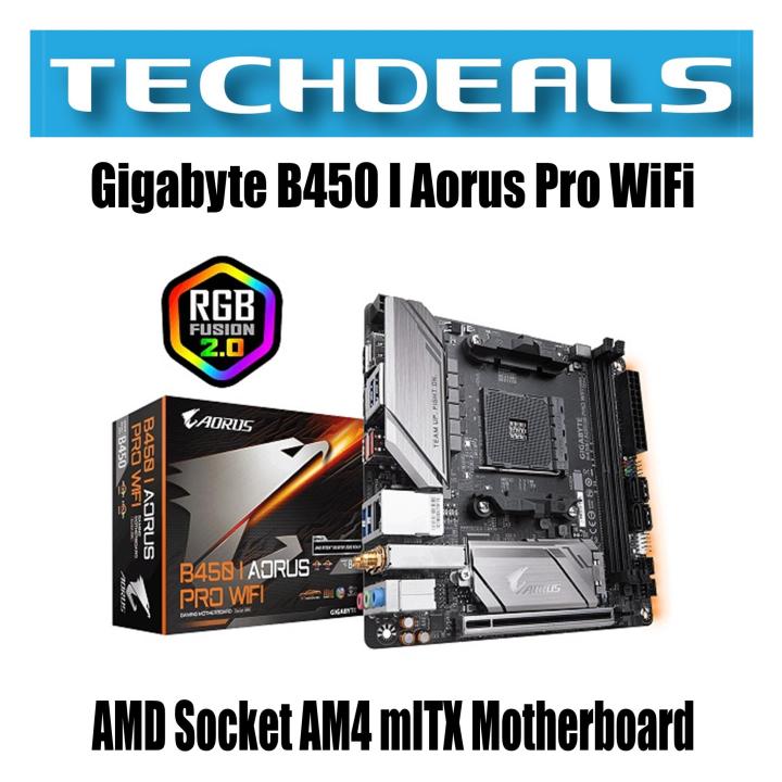 Gigabyte B450 I Aorus Pro WiFi AMD Socket AM4 mITX Motherboard