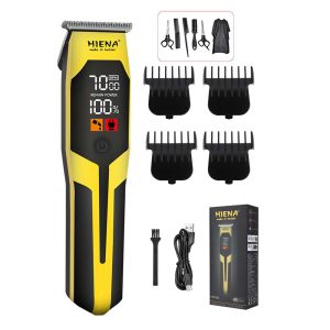 HIENA Upgraded Electric Hair Trimmer Professional Low-Noise Beard & Hair Cutting Tool Powerful Barber Razor for Men & Salon Use HI-030