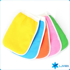 LoviRa Exfoliating Body Bath Glove Peeling Glove for Shower Bath Towel