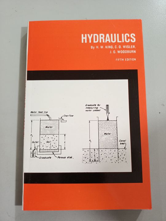 HYDRAULICS fifth edition By King ,Wisler ,Woodburn Lazada PH