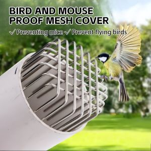 Balcony Drainage Cover Stainless Steel Round Anti-blocking Roof Floor Drain Outdoor Large Displacement