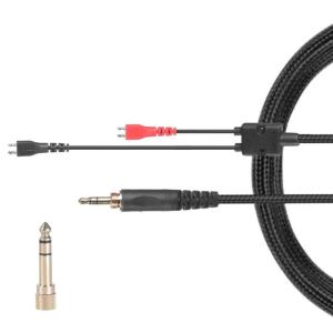 Braided Headphones Cable Audios Cord Line for HD25 / HD560 / HD540 / HD480 / HD430 / HD414 / HD250 Headphones 3.5mm Jacks