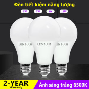 BÓNG LED BÚP TRÒN 5W/7W/9W/ 12W SÁNG TRẮNG/ - TIẾT KIỆM ĐIỆN GIA ĐÌNH