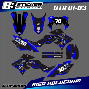 STICKER STRIPING KAWASAKI DTRACKER STICKER PREMIUM BISA HOLOGRAM DTR 1