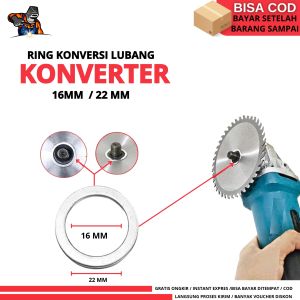 Adapter Gerinda Circular Saw Ring Arbor Lubang Konverter Reducer ring konverter